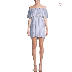 💛PilyQ💛 Striped Cotton Mini Dress Size M/L